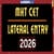 MHT CET 2025 Lateral Entry – Round 4 Seat Allotment (Out), Option Entry, Seat Matrix, Merit List